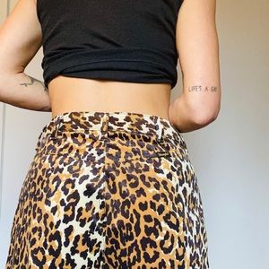 Vintage Leopard Print Wrangler Pants
